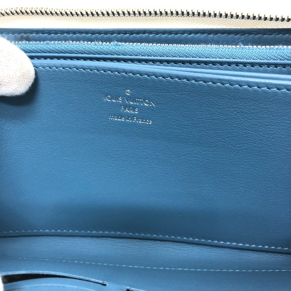 Louis Vuitton Monogram Zippy Wallet Round Zipper Snow Blue - Picture 8 of 8